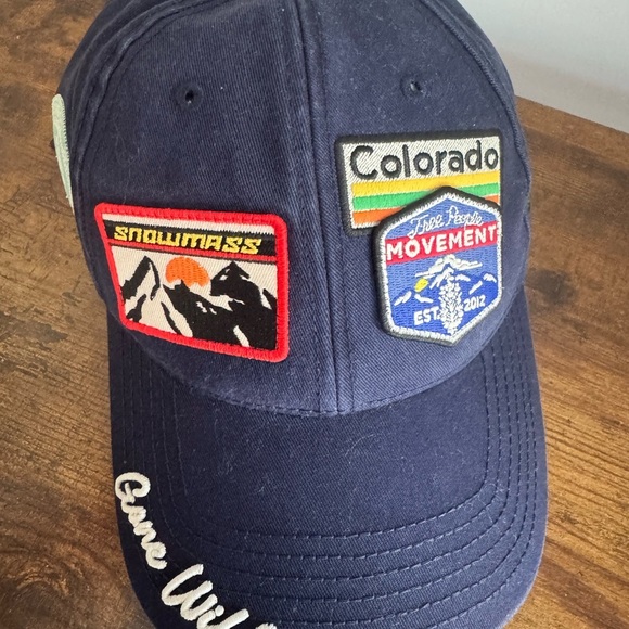 American Needle Navy Cap with Colorado Patches - Picture 2 of 5